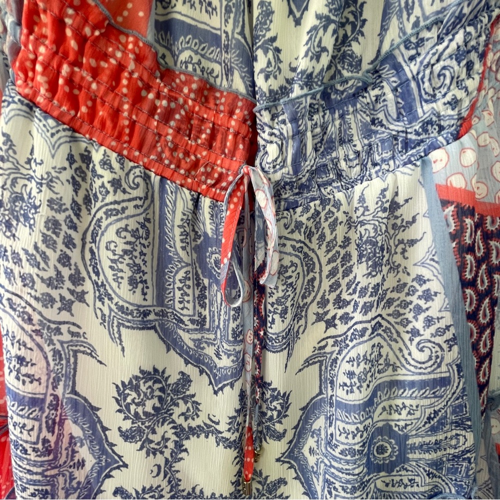 Tommy Hilfiger Patchwork Print Ruffled Multicolor… - image 8